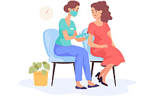 Подтверждена безопасность вакцинации от гриппа и коклюша при многоплодной беременности